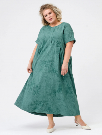 Женское платье "Винтаж" 2285-К / Зеленый