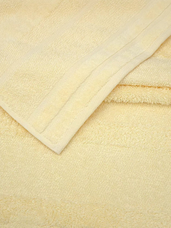 Махровое полотенце УЗ Софт м7019_04 / кремовое