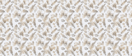 Вафельное полотно набивное / Зимний лес 1