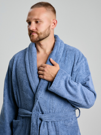 Халат мужской Комфорт-4 / деним