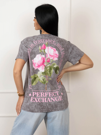 Женская футболка мод.2156/2 / Светло-серый