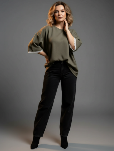 Женская футболка Романс / Хаки