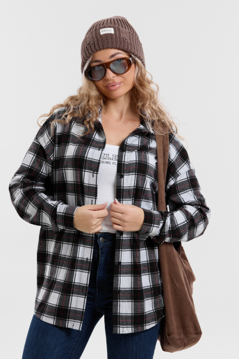 Женская рубашка 36995 / черный