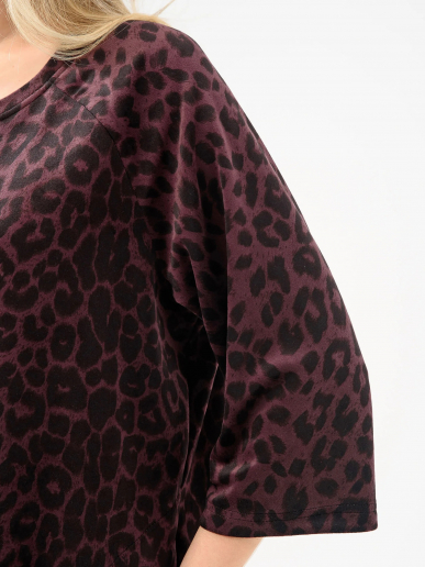 Женская туника "Сафари" 2427-В / Бордовый