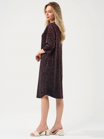 Женская туника "Сафари" 2427-В / Бордовый