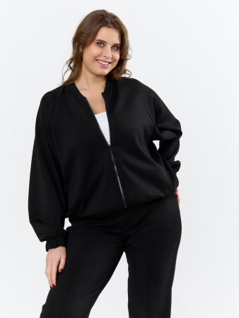 Женский бомбер Нео-1 БО-004 / чёрный