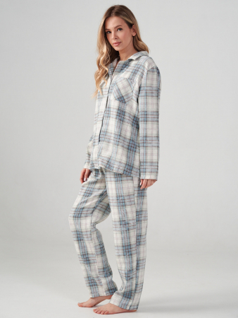 Женская пижама "Добрый вечер" 2163-Ф / Бирюзовый