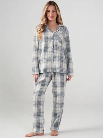 Женская пижама "Добрый вечер" 2163-Ф / Бирюзовый