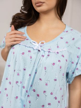 Женская сорочка мод.2134/1 / Голубой