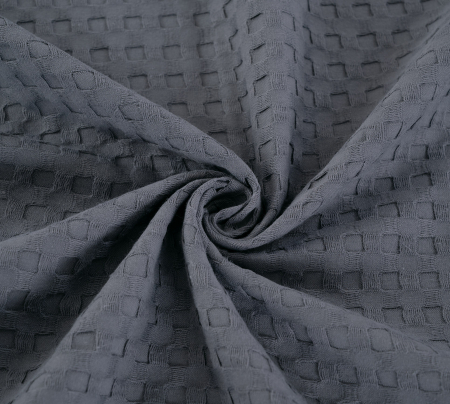 Халат вафельный Relax / серый