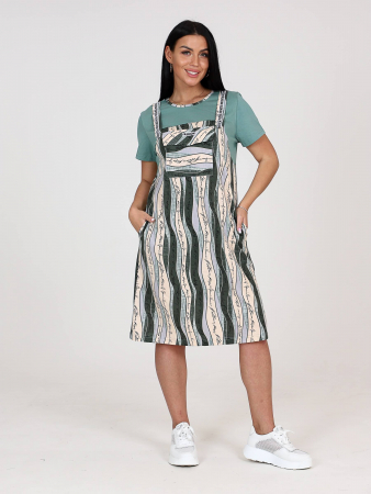 Женское платье СТРАЙК ПлК-52 / Водоросли зеленые