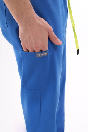 Брюки медицинские мужские 1-50-15-0 / Curly 13 Cobalt blue
