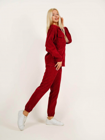 Женский костюм Свэн / бордовый