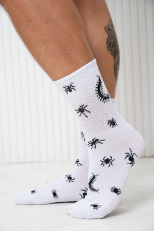 Носки стандарт мужские Сороконожка (набор 2 пары) / белый