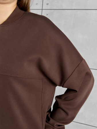 Женский бомбер Авенсис-1 / коричневый