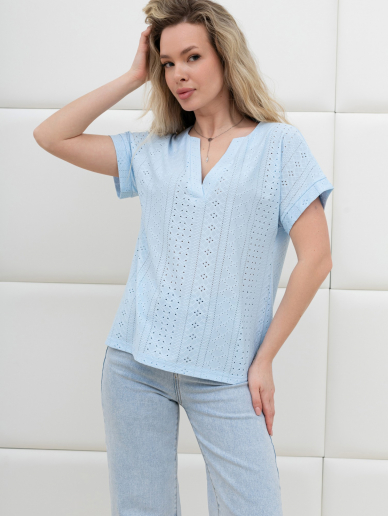 Женская блузка Дис БЛ-043 / голубой