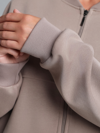 Женский бомбер Авенсис-1 / бежевый