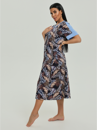 Женский халат Барышня / Темно-синий