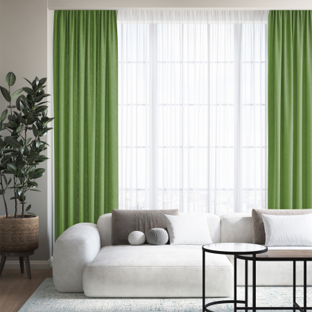 Комплект штор "Волшебная Ночь" Рогожка / Киви