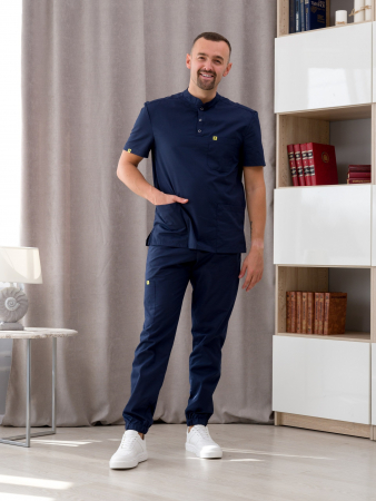 Костюм медицинский мужской М-149-63 Вискоза/Стрейч