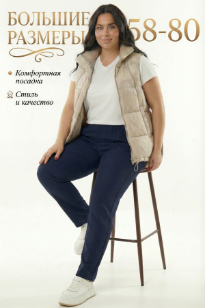 Женские брюки 14536 / темно-синий