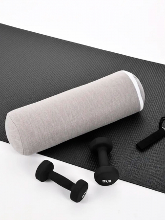 Валик для Йоги с гречневой лузгой арт. PVR / Серый