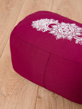 Подушка для йоги "Трапеция релакс" / бордо