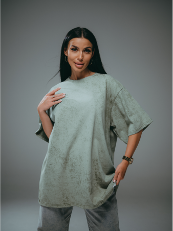 Женская футболка Ирбис / Хаки, варенка