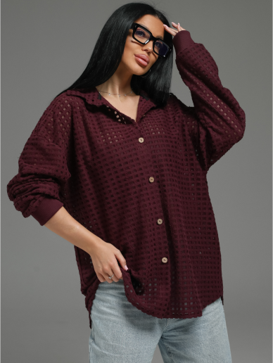 Женская рубашка Стелла / Бордо