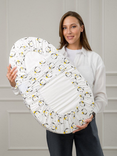 Подушка c эффектом памяти «Baby-Люлька» / пингвинчики