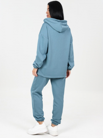 Костюм женский Домиан / серо-голубой