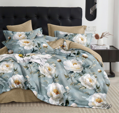 Постельное белье сатин / Нежный пион