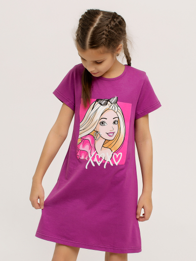 Ночная сорочка детская "Барби" арт. дк308фл