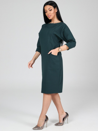Женское платье Вокал / изумруд