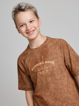 Футболка для мальчика Сидней-2 / коричневый