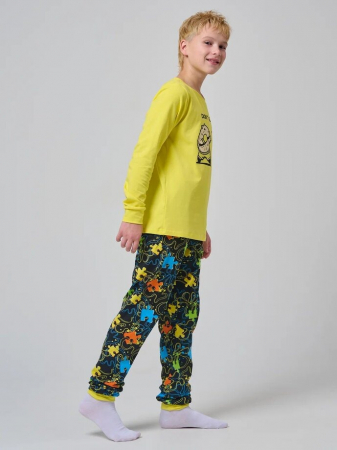 Детская пижама "Пазл" длинный рукав