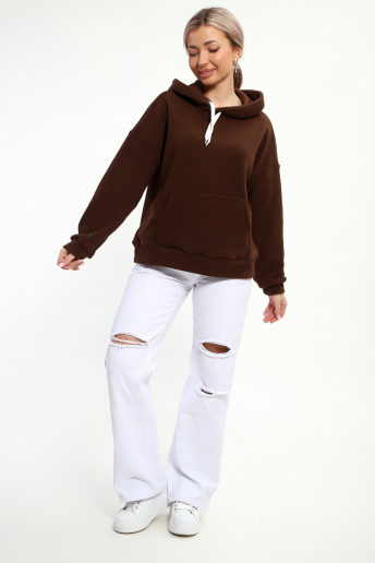 Женская толстовка 18114 / кофе