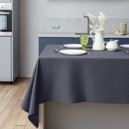 Скатерть рогожка "Волшебная Ночь" / Индиго (упаковка 2)