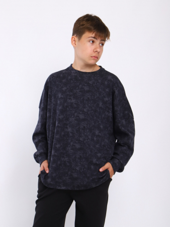 Детский лонгслив "Стрит" / Графит