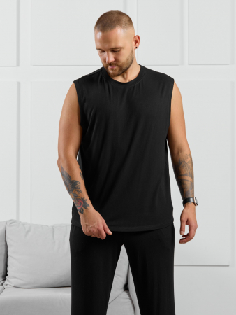 Майка мужская Алессандро-2 / чёрный