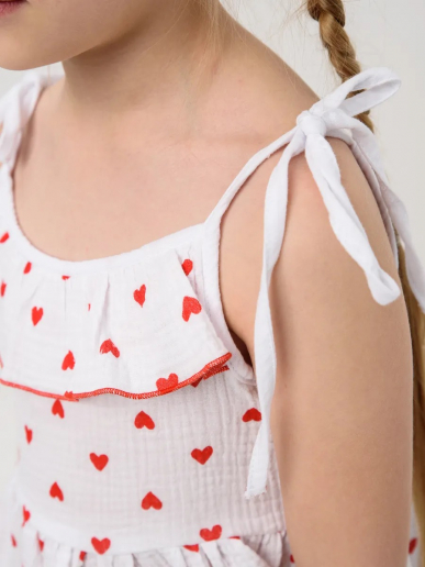 Детский сарафан "Аленушка" / Белый