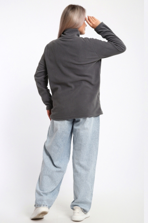 Женская толстовка на молнии 734 / Серый