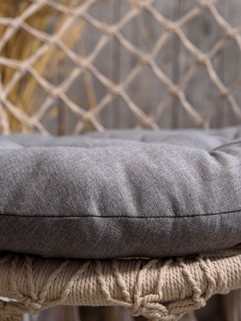 Подушка для подвесных качелей (рогожка) / Серый