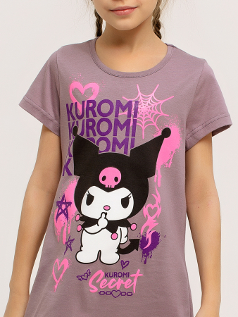 Детская сорочка "Kuromi" арт. дк314кф / Кофе