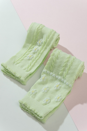 Детские гольфы Незабудка (набор 2 пары) / салатовый