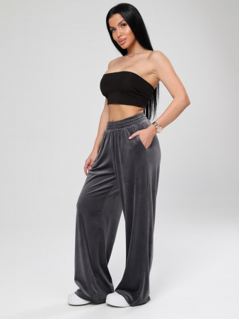 Женские брюки Марлена макси / серый