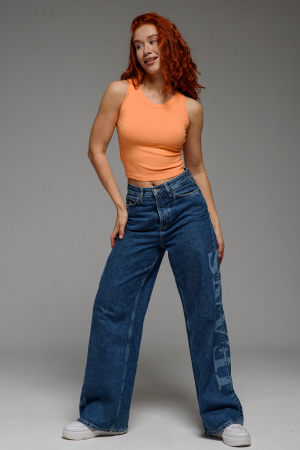 Женский топ-майка 14408/1 / персик