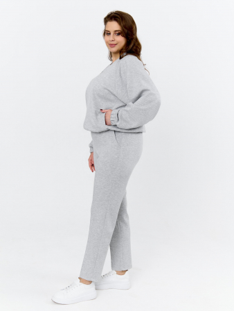 Женский бомбер Нео-1 БО-004 / серый меланж