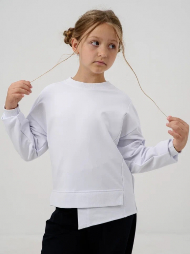 Детская толстовка "Мила" / Белый