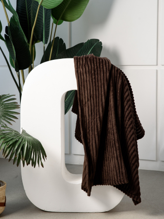 Плед велсофт / Шоколад